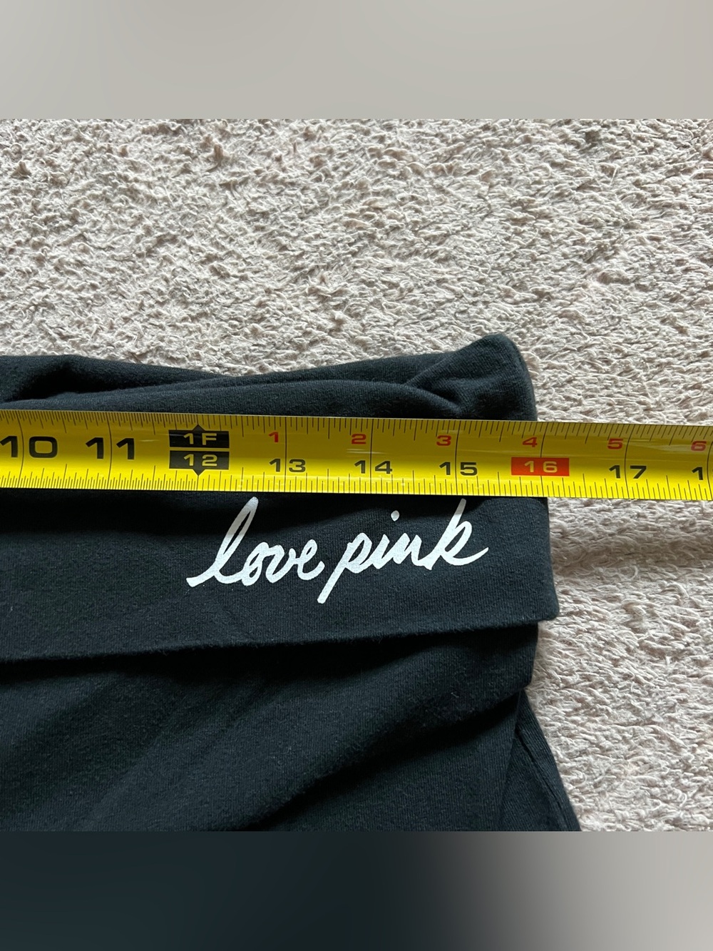 NWOT Victoria's Secret Flared Leg Yoga Pants Sporty Stretch Gym Athleisure Sz L - Picture 4 of 6